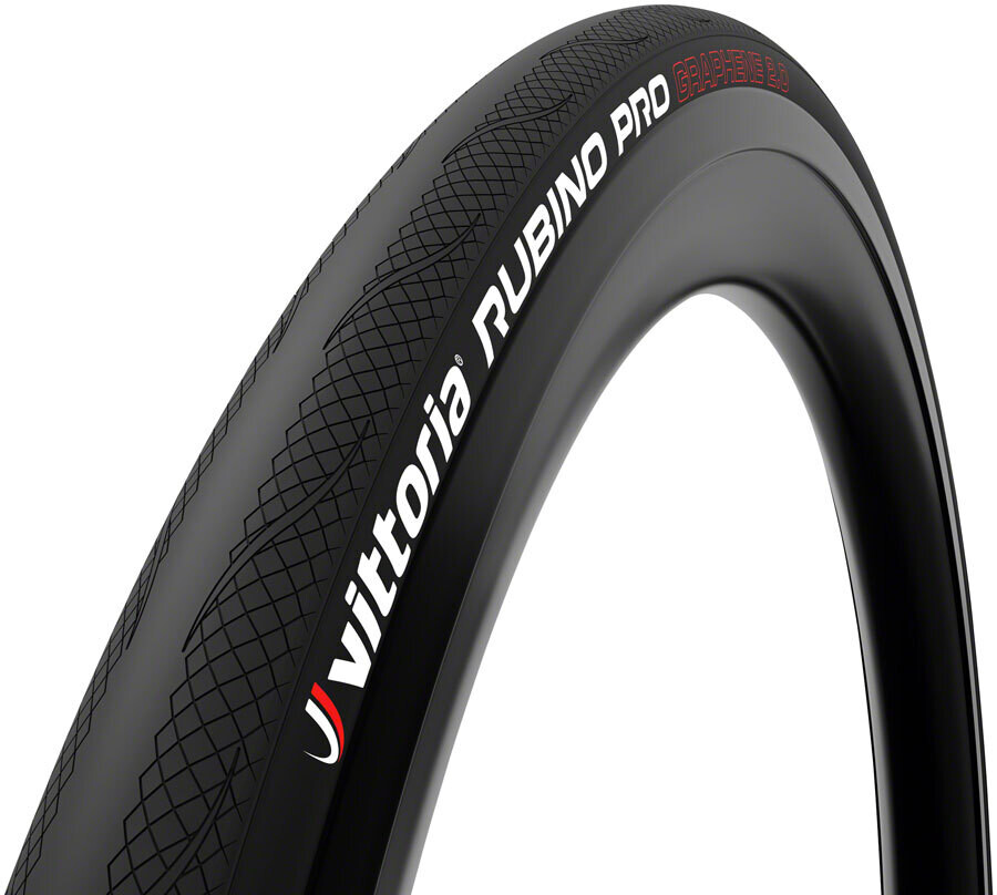 Vittoria Rubino Pro Graphene 2.0 - Performance Road Bike Tire - Foldable Bicycle Tires 700x25c