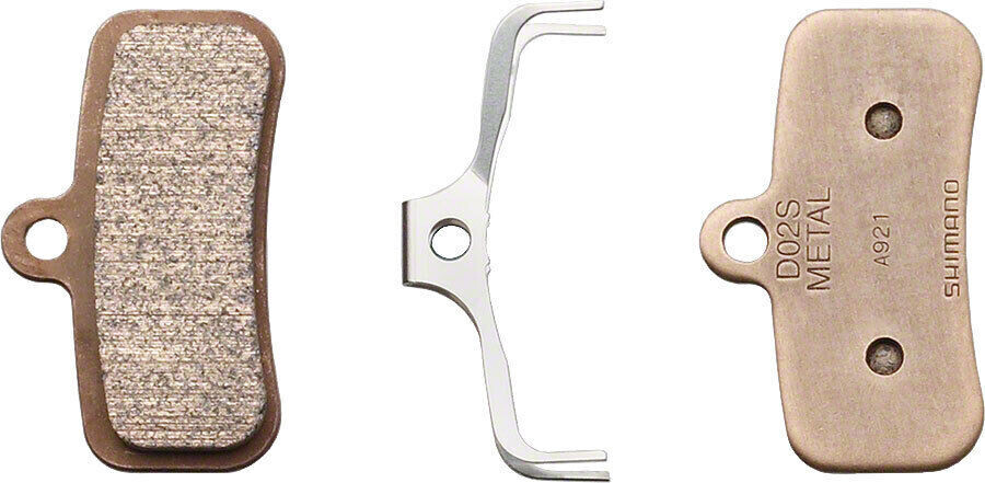 Shimano D02S-MX Disc Brake Pad and Spring - Metal Compound, Stainless Steel
