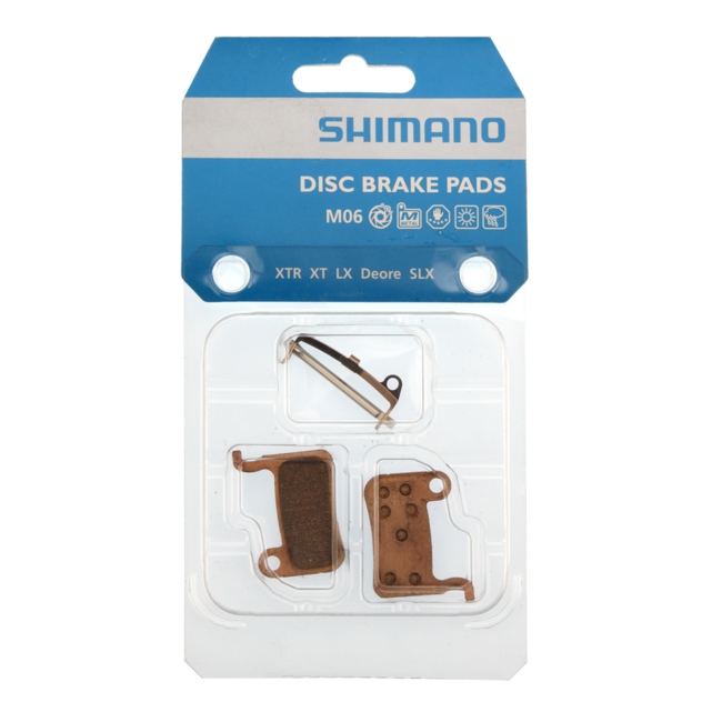 Shimano M06 Metal Disc Pads + Spring