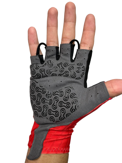 Kamino Nuevo Team Lycra Pro Cut Gloves Red M