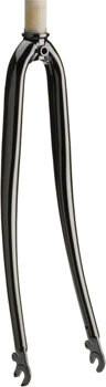 MSW 700c Road Fork - 9mm x 100mm, 1 1/8&quot; Straight Steerer, Mid Reach Caliper, Black