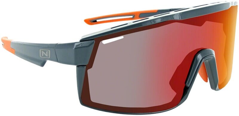 Optic Nerve Fixie Max Sunglasses - Shiny Gray/Shiny Gray Lens