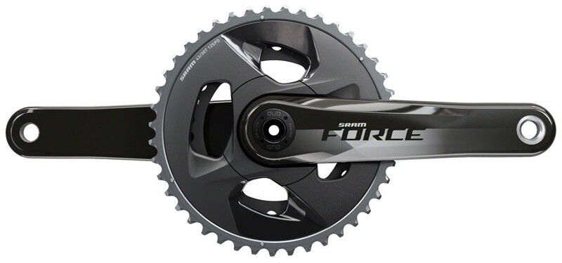 SRAM Force AXS Crankset - 172.5mm, 12-Speed, 48/35t, 107 BCD, DUB Spindle Interface, Gloss Carbon, D1