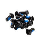 Reverse Disc Brake Caliper Bolts, M6x18, 4/Pack - Red