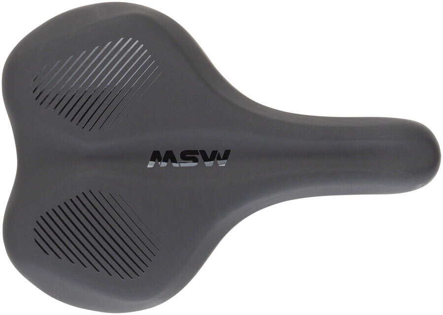 MSW SDL-192 Spin Fitness Saddle - Chromoly, Black