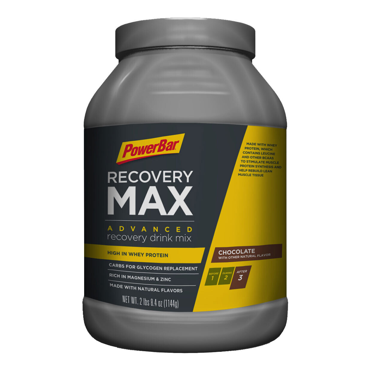 PowerBar RecoveryMax Drink Mix, Chocolate (1144g)