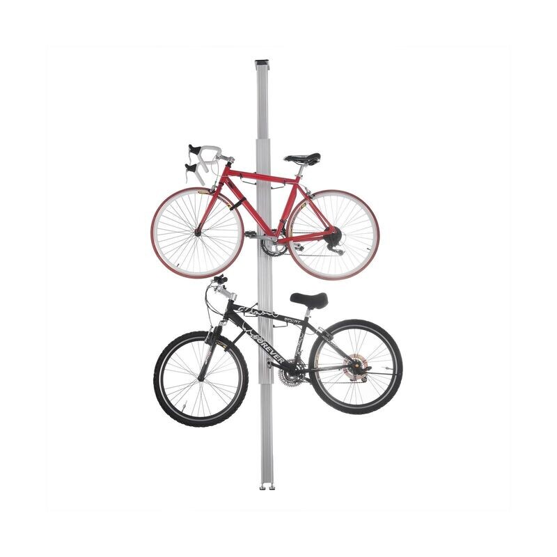 RAD Cycle Aluminum Bike Stand Bicycle Rack Storage or Display Holds Two Bicy