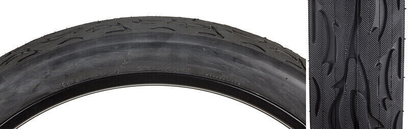 Sunlite Cruiser Flame Tire Sunlt 26x3.0 Bk