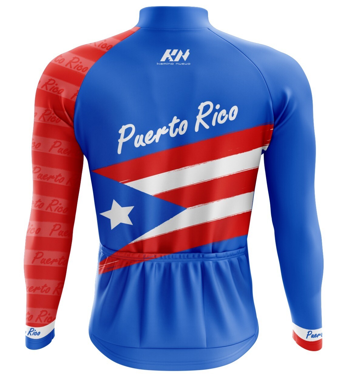 Kamino Nuevo Unisex PR Jersey Long Sleave Blue- 4XL