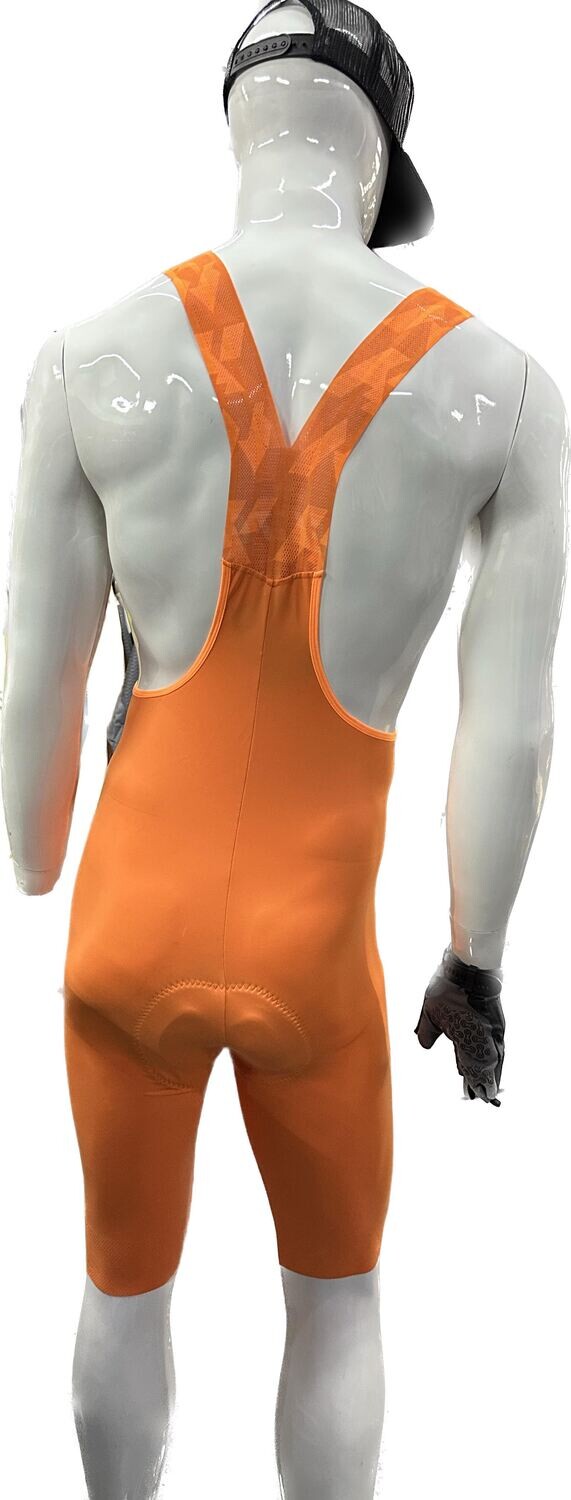 KN Bib Short Lycra Elite Orange Small