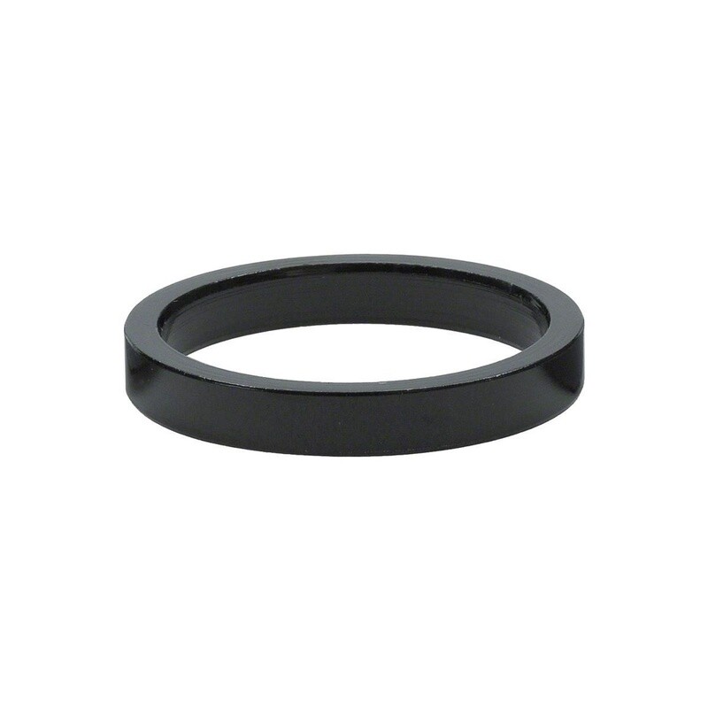 Headset Stack Spacer - 28.6, 5 mm, Aluminum, Black, Sold Pair