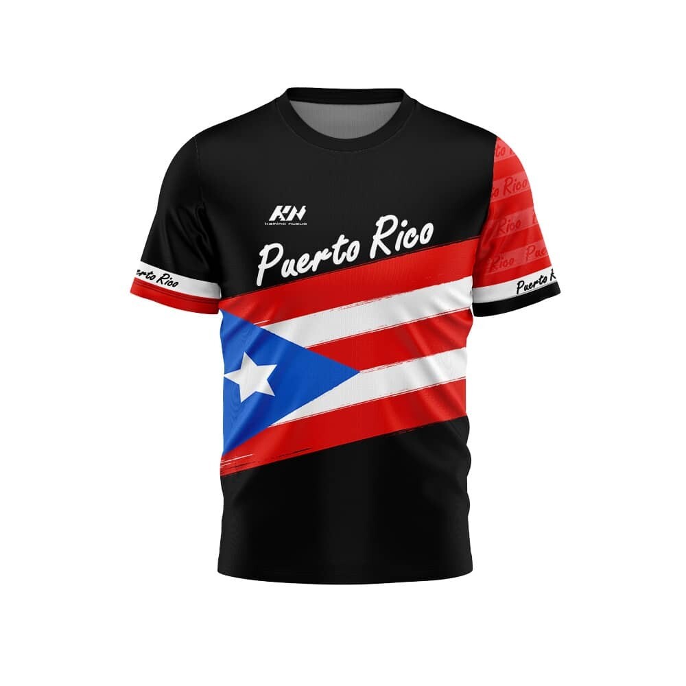 Kamino Nuevo N99 Black PR Flag T Shirt 4XL