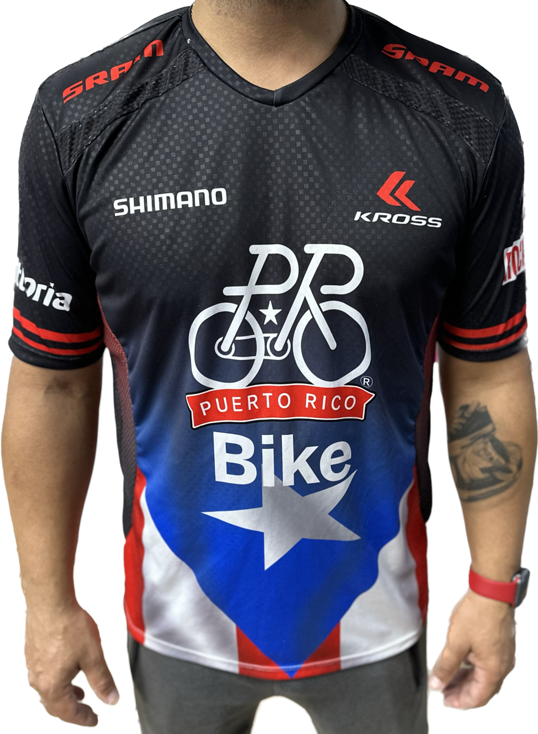 Kamino Nuevo PR Bike Flag T Shirt V Neck 5XL