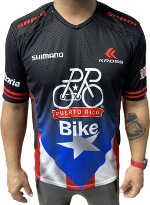 Kamino Nuevo PR Bike Flag T Shirt V Neck XS