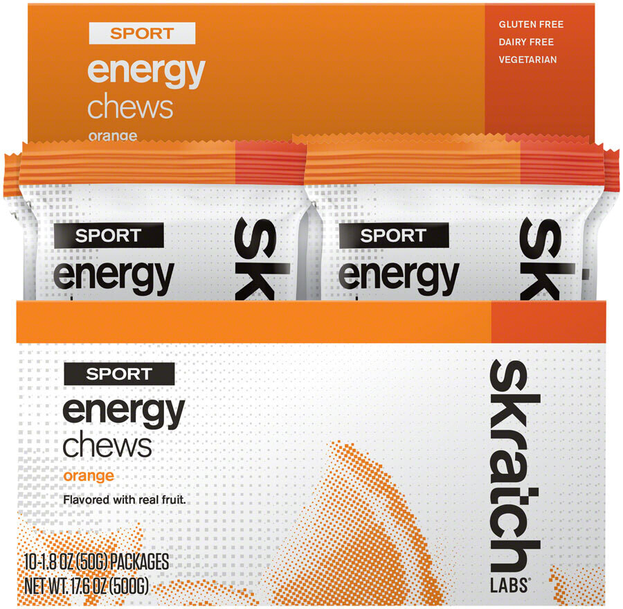 Skratch Labs Sport Energy Chews: Orange 50g
