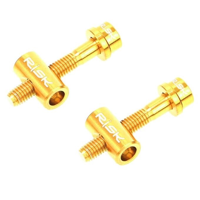 Gold Seat Post Bolts Titanium Alloy M5 x 40MM