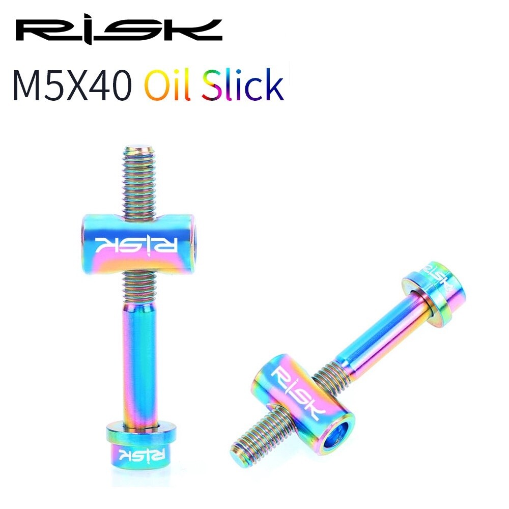 Rainbow Seat Post Bolts Titanium Alloy M5 x 40MM