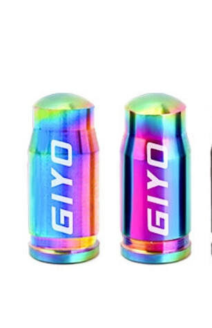 GIYO Rainbow Valve Cap for Presta