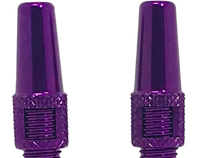 Omega Valve Tool Caps Purple Hole - 2pcs