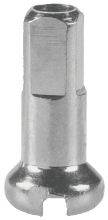 DT Swiss Standard Spoke Nipples - Brass, 2.0 x 12mm, Silver