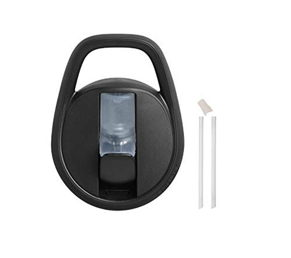 Camelbak eddy+ Water Bottle Replacement Cap and Straw, Black