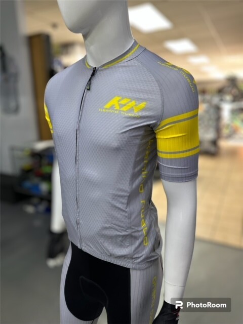 Kamino Nuevo N77 Pro Jersey Grey Yellow 3XL