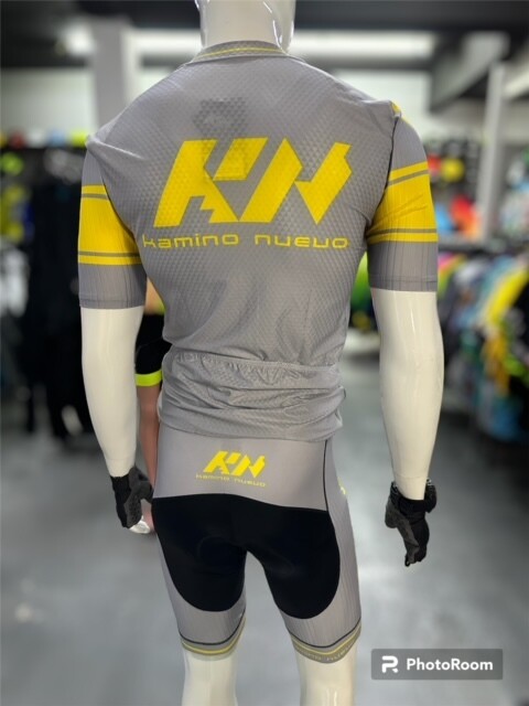 Kamino Nuevo N77 Pro Jersey Grey Yellow 4XL