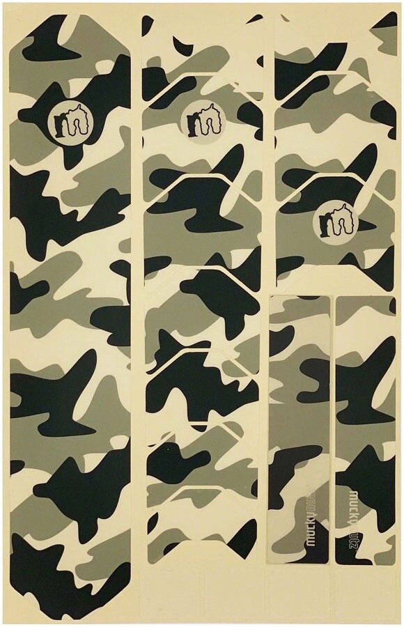 Mucky Nutz Skinz Frame Protection, Camo Black Matte