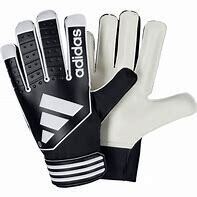 adidas Tiro Junior Club Gloves - Black/White/Black 3.5
