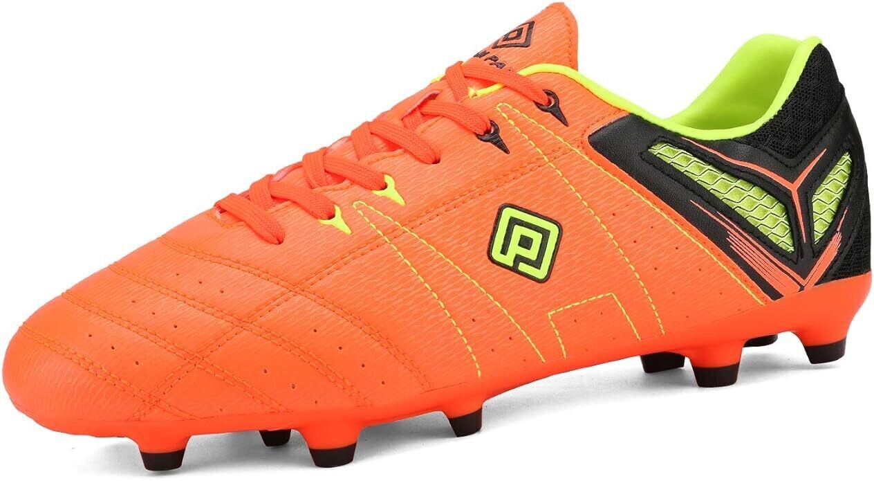 Men&#39;s Cleats Football Soccer Shoes Orange