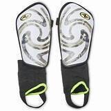 Athletic Works Soccer Stirrup Shin,  Guard, Pee-Wee White/Black