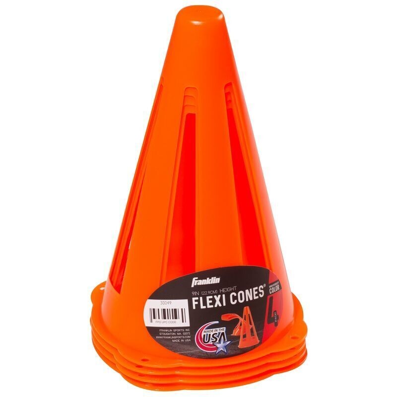 Franklin Sports MLS Flexi 9&#39;&#39; Cones - 4ct