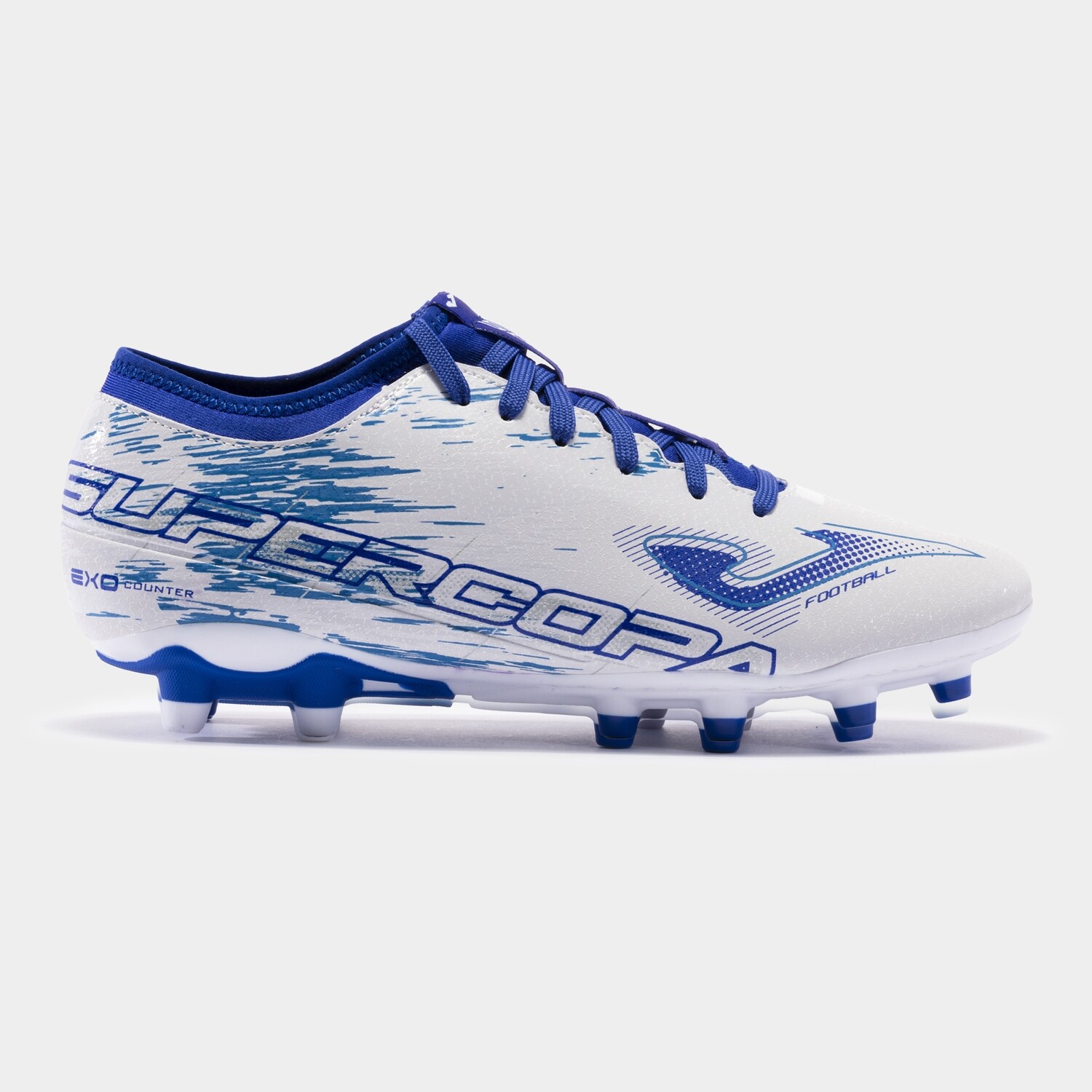 JOMA SHOES SUPERCOPA 2302 WHITE ROYAL FIRM GROUND 6.5-12