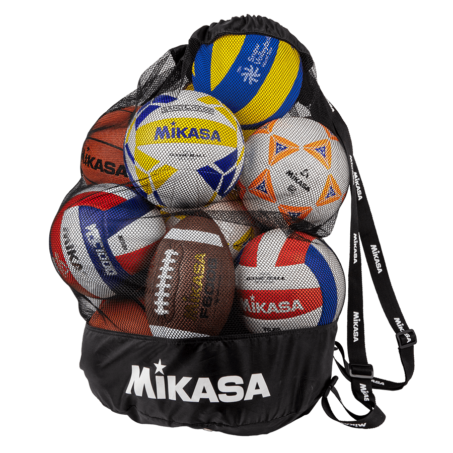 Mikasa MBAL mesh multi-sport ball bag 20 lb. capacity.