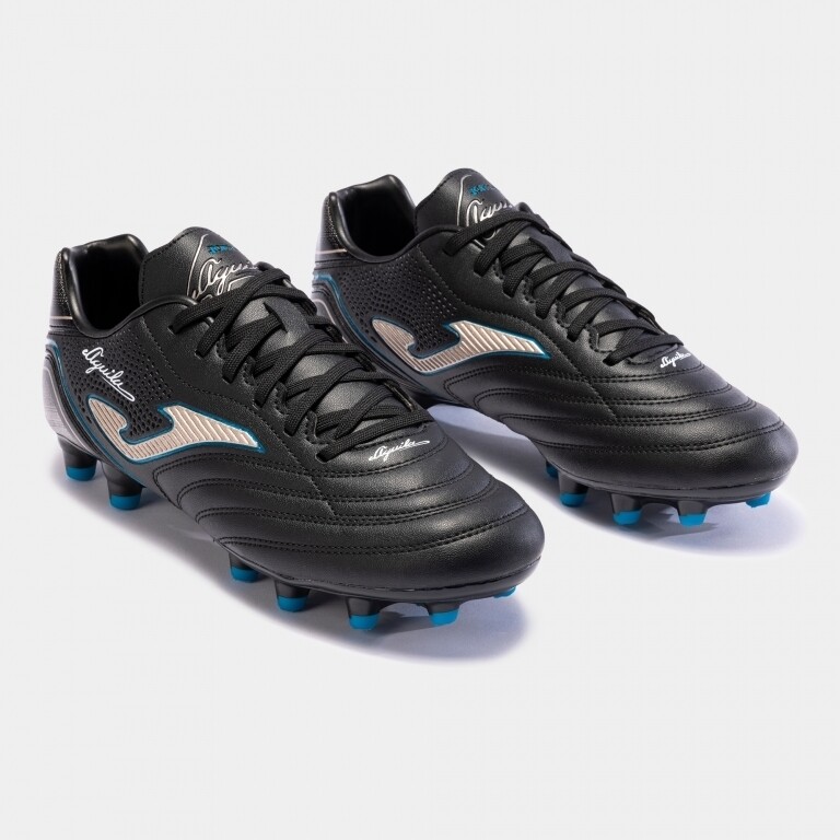 JOMA SHOES AGUILA 2301 BLACK GOLD FIRM GROUND 6.5-12