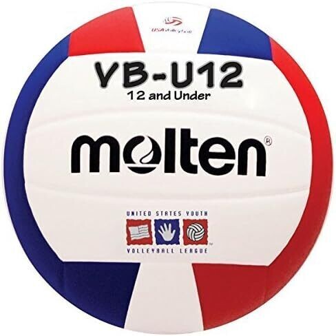 Molten Lightweight Youth Volleyball - Red/White/Blue
