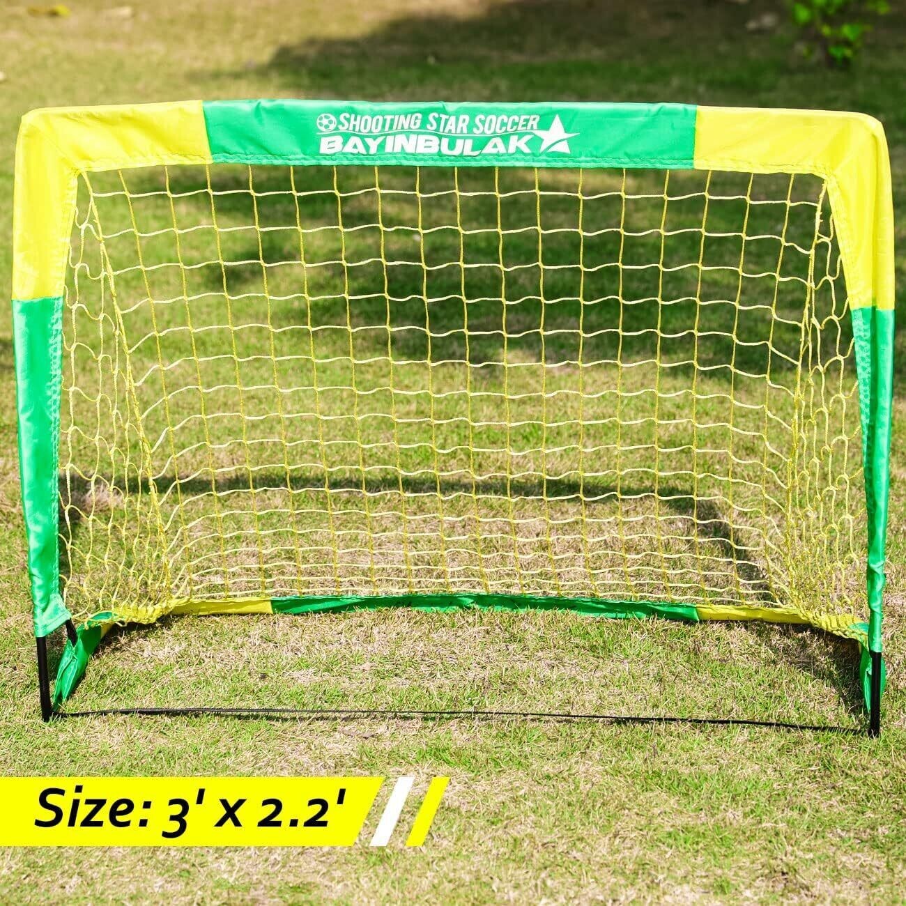 Portable Soccer Goal Soccer Net for Kids 3&#39;x2&#39;2&quot;x2&#39;2&quot;