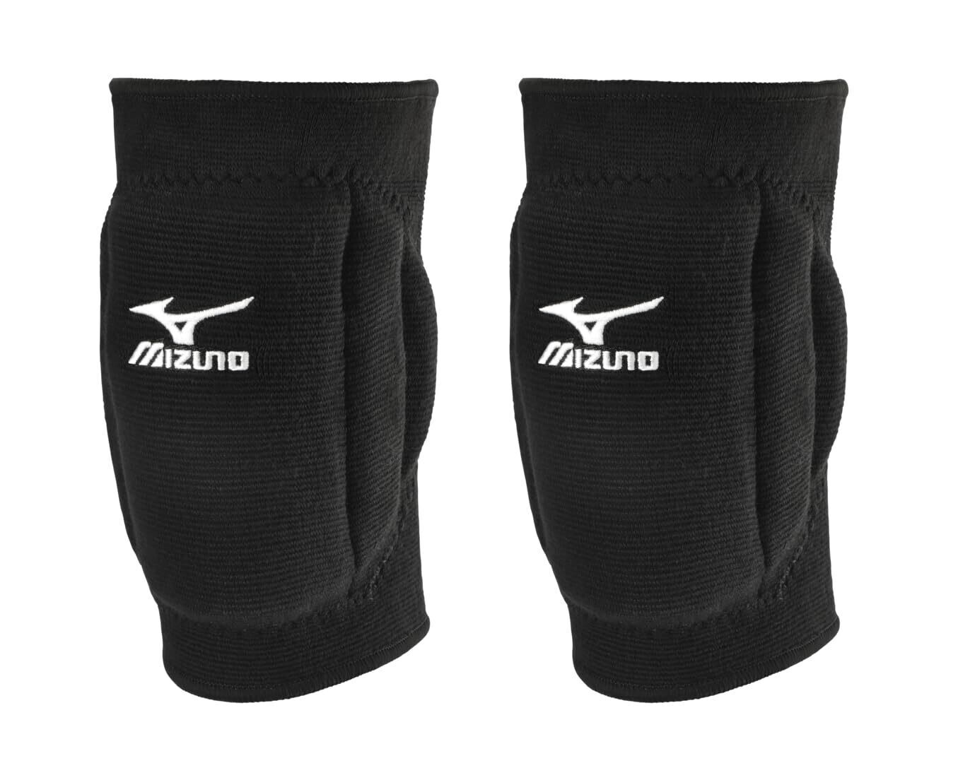 Mizuno T10 Plus Knee pad, ADULT Volleyball Kneepad, Black, One Size