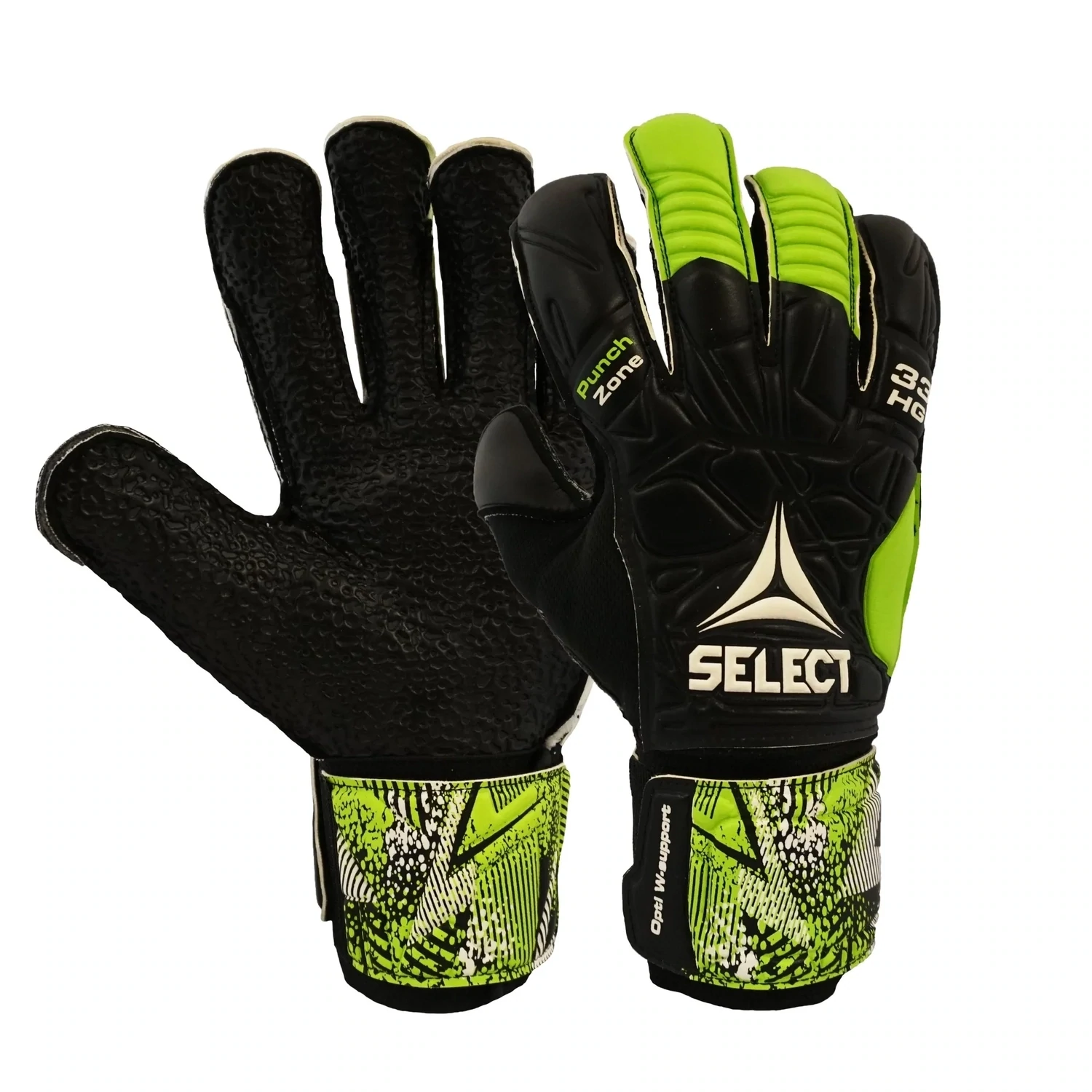 SELECT 33 Protec V20 Goalkeeper Glove With Finger Protection(Hard Ground and Soft Ground/Grass Palm)