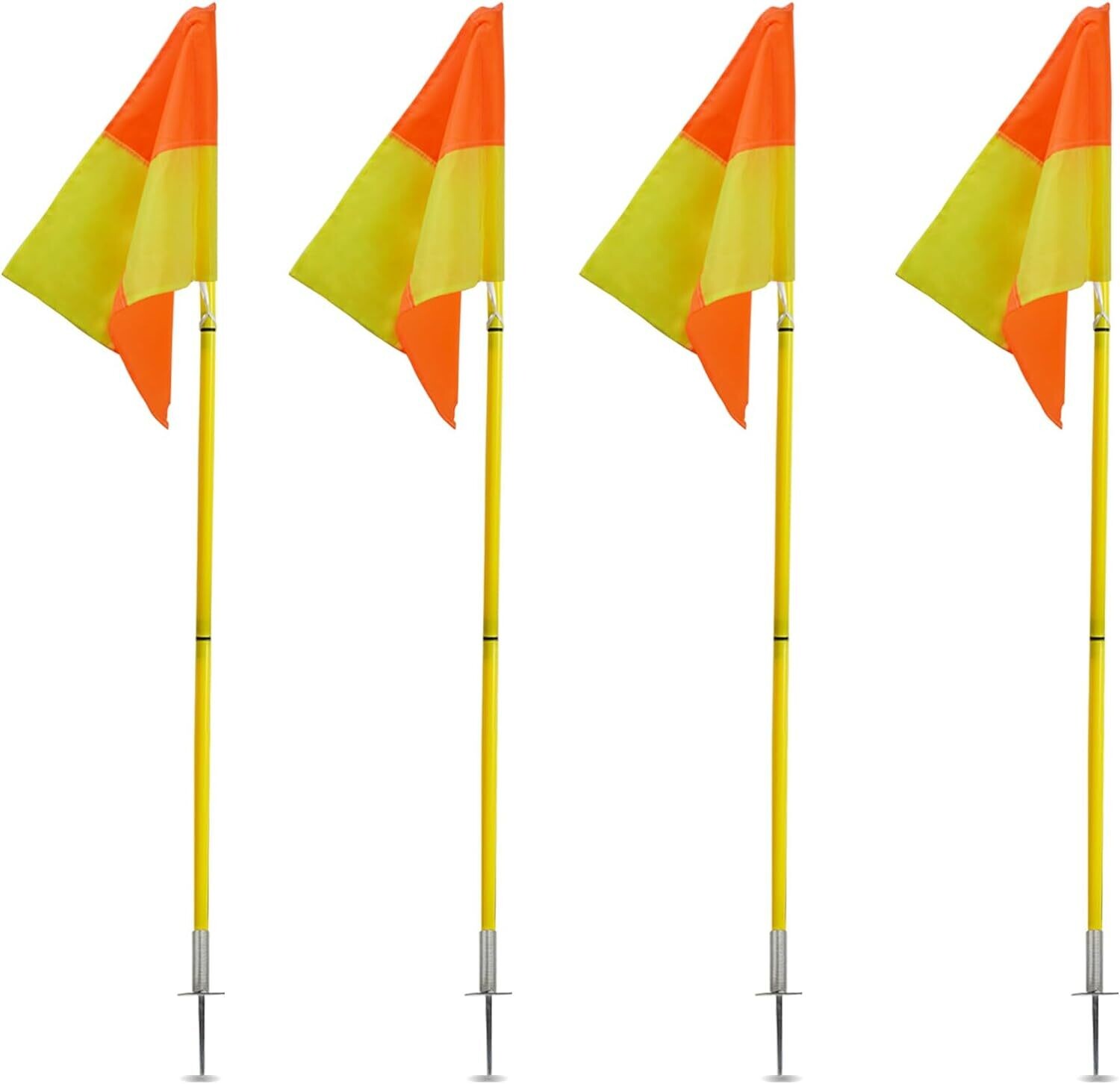 Soccer Corner Flags with Storage Bag - Set of 4