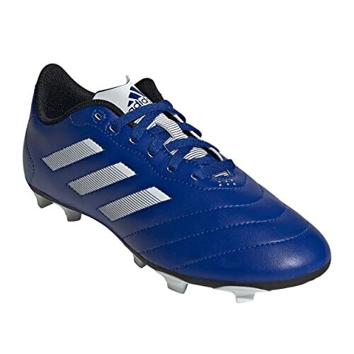 adidas Goletto VIII Firm Ground Soccer Shoe, Royal Blue/White/Black, Unisex, Size: 1