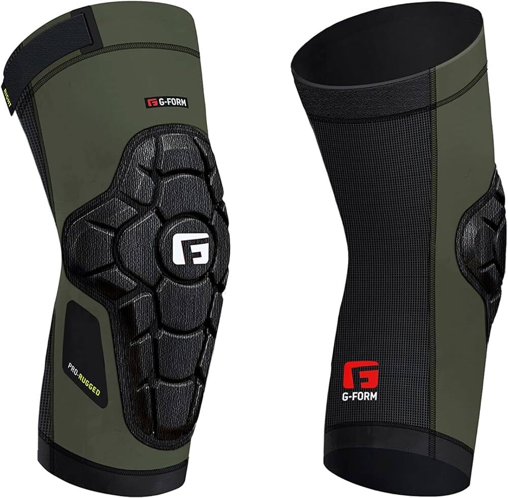 G-Form Pro-Rugged Knee Pad - Tactical Knee Pads &amp; Knee Support - Army Green, Adult XS