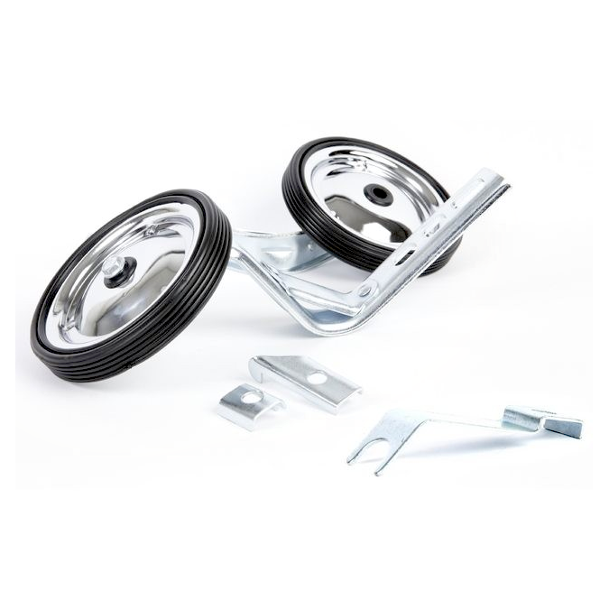 Training Wheels 12'' One PAIR Heavy Duty Plastic Wheel