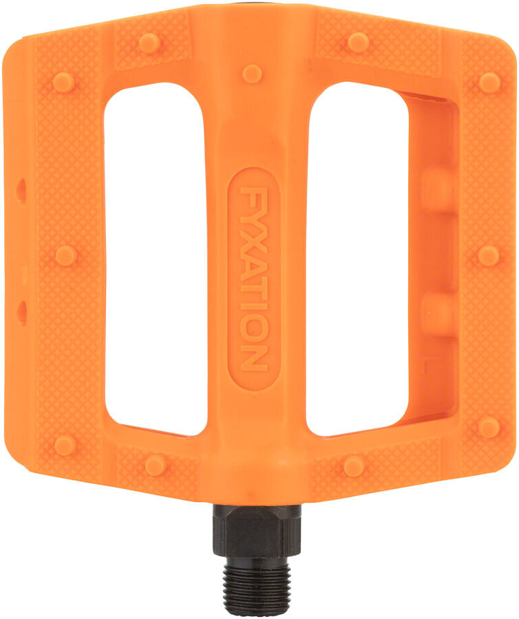 Fyxation Gates Slim Pedals - Platform, Plastic, 9/16", Orange