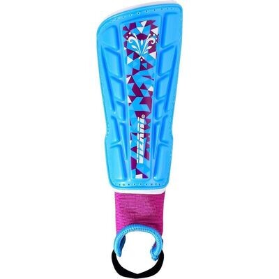 Vizari Zodiac Soccer Shin Guards | Lightweight &amp; Durable PP Shell | Detachable Ankle Protection Blue