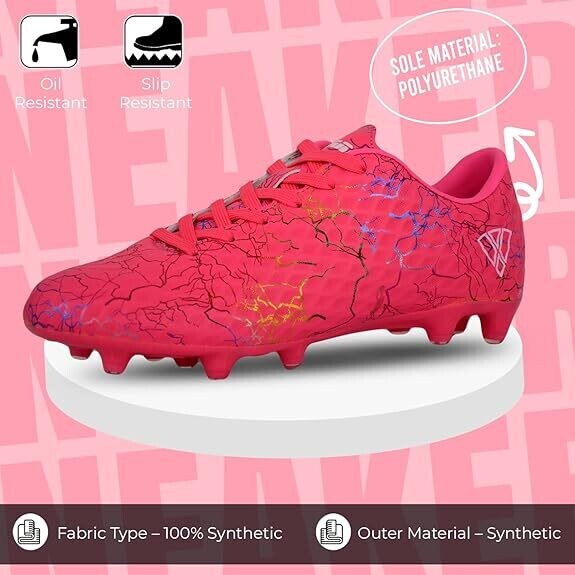 Vizari Zodiac Unisex Kids Soccer Shoes Pink