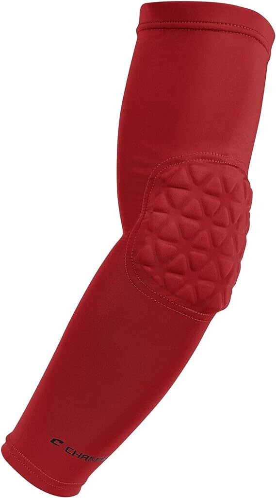 Champro Arm Sleeve with Elbow Padding Red