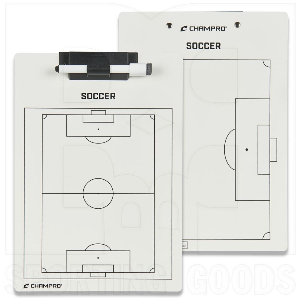 Champro Soccer Coach&#39;s Dry Erase Board w/ Marker 9&quot;x12&quot;
