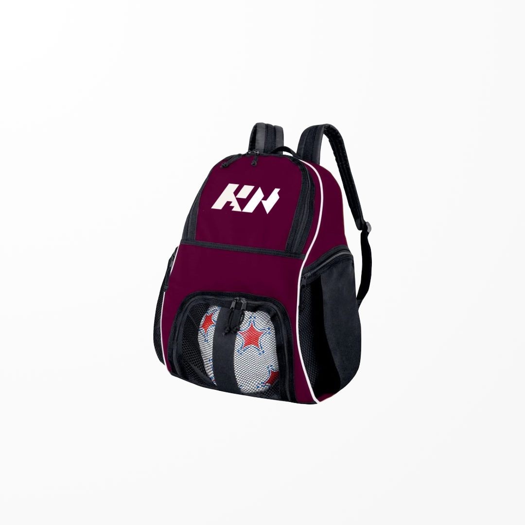 KN Custom Sports Bags Burgandy