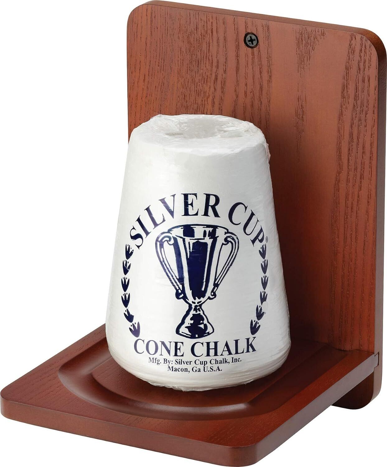Billiards  Wall Mounted Wood Cone Chalk Holder